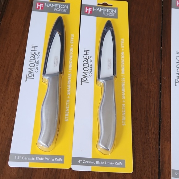 $30 - Hampton Forge Tomodacho Collection 4 piece Ceramic Blades - Picture 3 of 6
